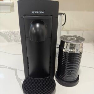 Nespresso Vertuo Matte Black Coffee Maker with Aeroccino